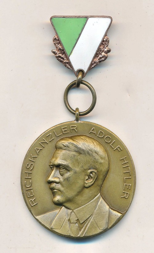 SOLD - RARE Adolf Hitler Shooting Competition 1933 Medal