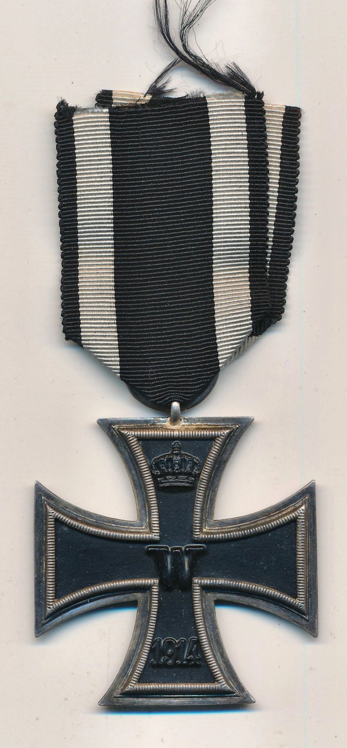 SOLD - RARE Maker Marked 1914 Iron Cross 2nd Class