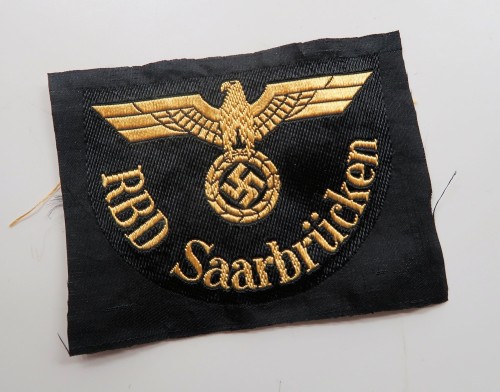 SOLD - RBD Saarbrücken Sleeve Insignia