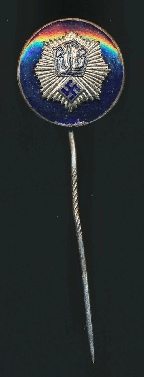 SOLD - RLB Luftschutz Starburst Stickpin