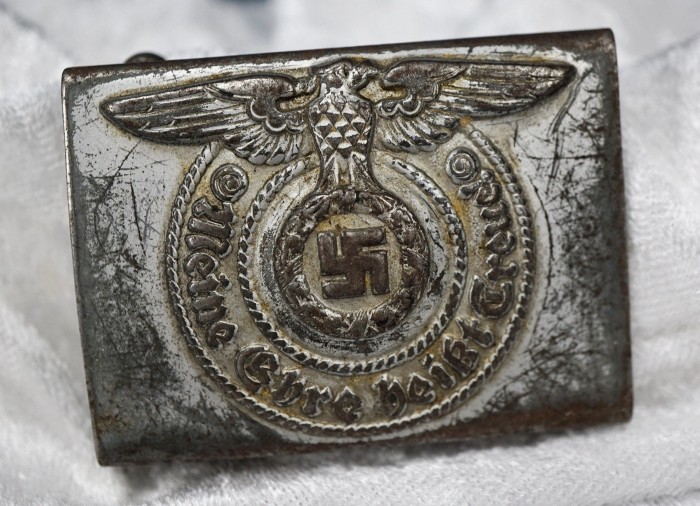 SOLD - RZM 155/40 marked SS belt buckle