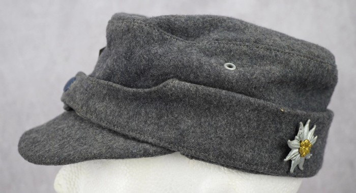 SOLD - RZM Tagged Hitler Youth Flak Helper M43 Cap - Image 9