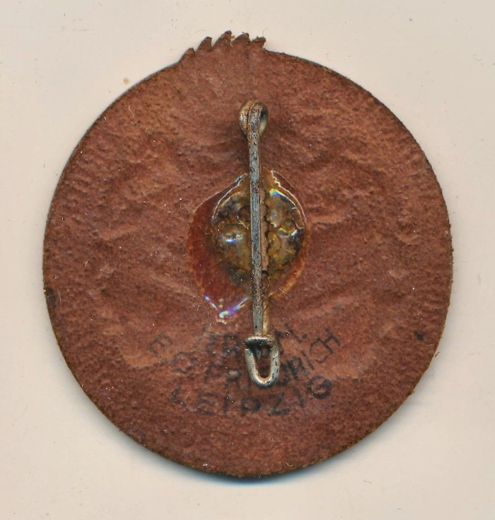 SOLD - Reichsarbeitstagung der RBG Druck 1936 Liepzig Tinnie - Image 2