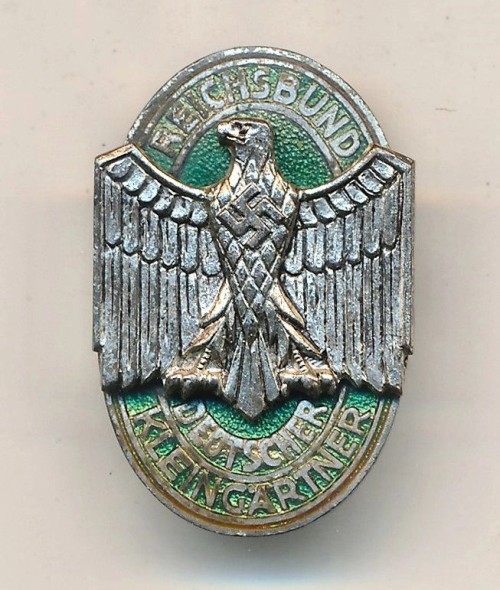 SOLD - Reichsbund Deutscher Kleingärtner Membership Pin