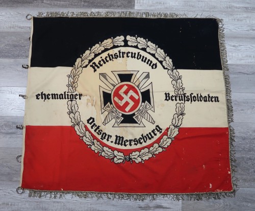 SOLD - Reichstreubund Ortsgruppe Merseburg Standarte