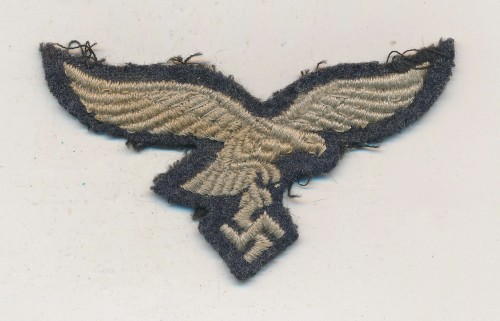 SOLD - Removed Luftwaffe EM/NCO cap eagle