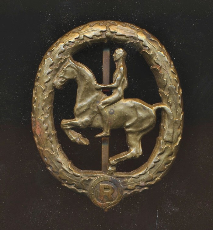 SOLD - Rider Proficiency Badge in Bronze