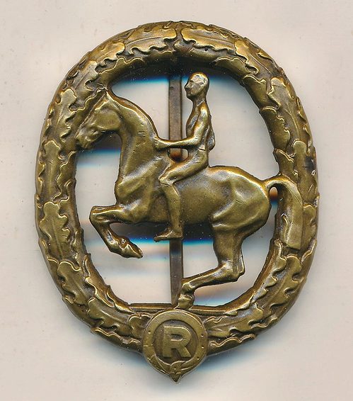 SOLD - Rider Proficiency Badge in Bronze