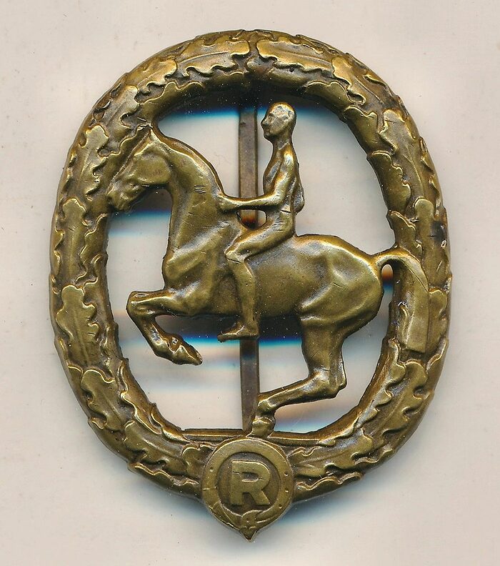 SOLD - Rider Proficiency Badge in Bronze