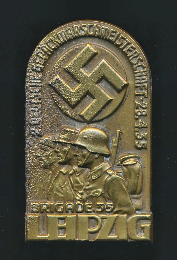 SOLD - SA Brigade 35 3rd Deutsche Gepäckmarsch Meisterschaft Tinnie