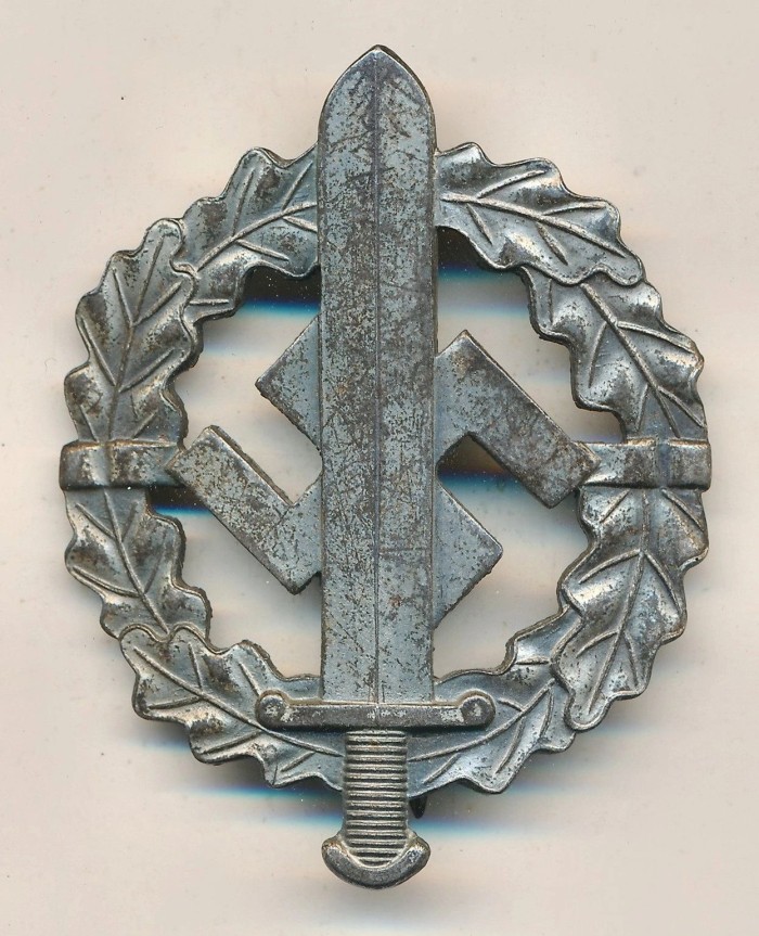 SOLD - SA Sports Badge in Silver by W. Redo