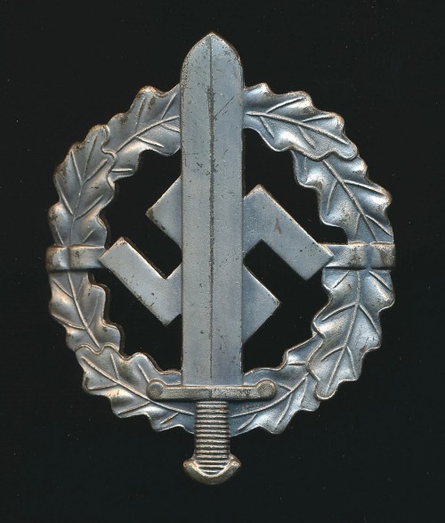 SOLD - SA Sports Badge in Silver by W. Redo