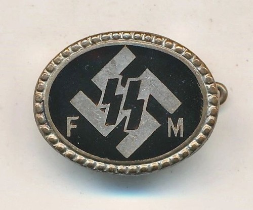 SOLD - SS FM Enamel Membership Pin