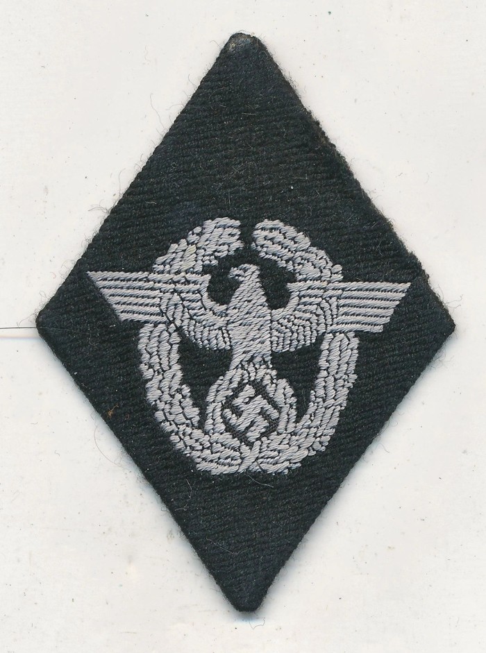 SOLD - SS Former Polizei Personnel Sleeve Diamond