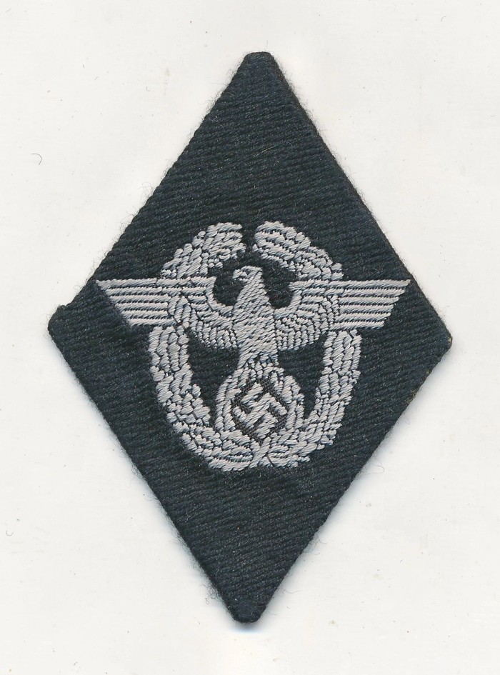 SOLD - SS Former Polizei Personnel Sleeve Diamond