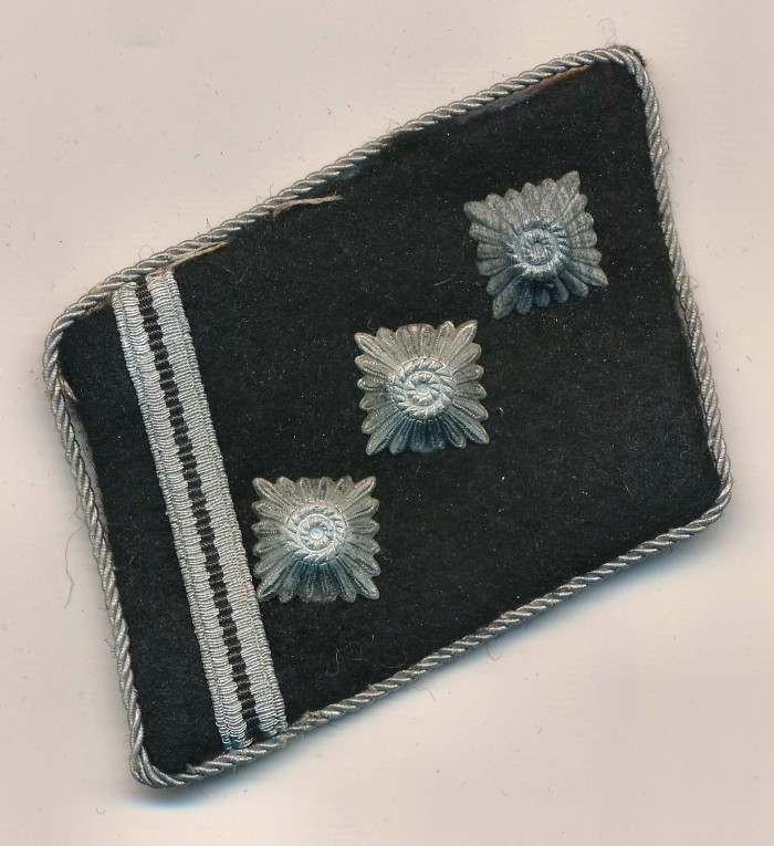 SOLD - SS Obersturmführer Rank Collar Tab