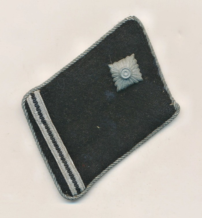 SOLD - SS Obersturmführer Rank Collar Tab