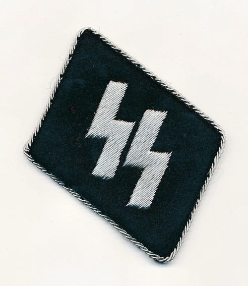 SOLD - SS Officer Collar Tab w/ RZM Tag