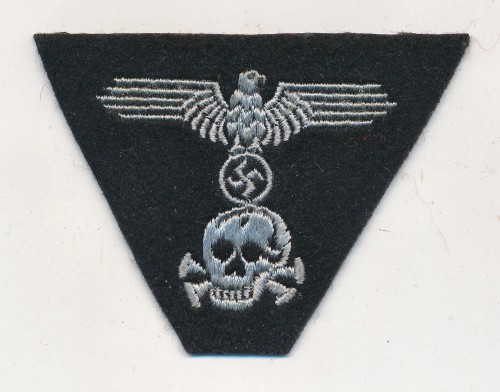 SOLD - SS Panzer Trapezoid Cap Insignia