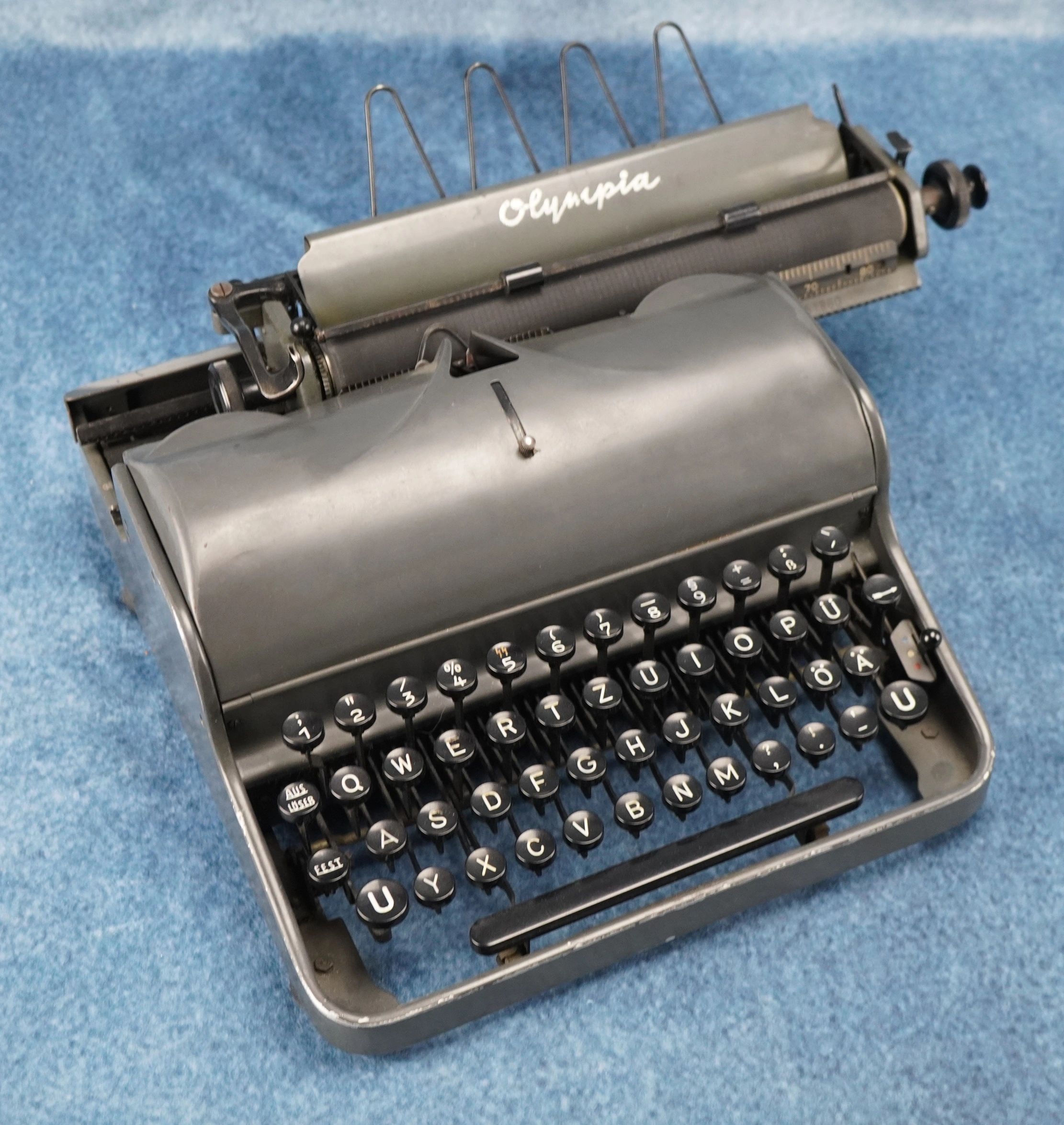 SOLD - SS Typewriter by Olympia - Image 10