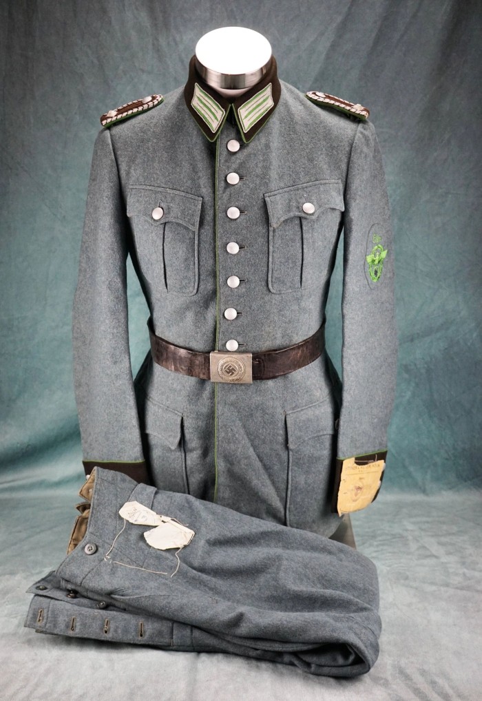 SOLD - Schutzpolizei Waffenrock Tunic & Pants Set