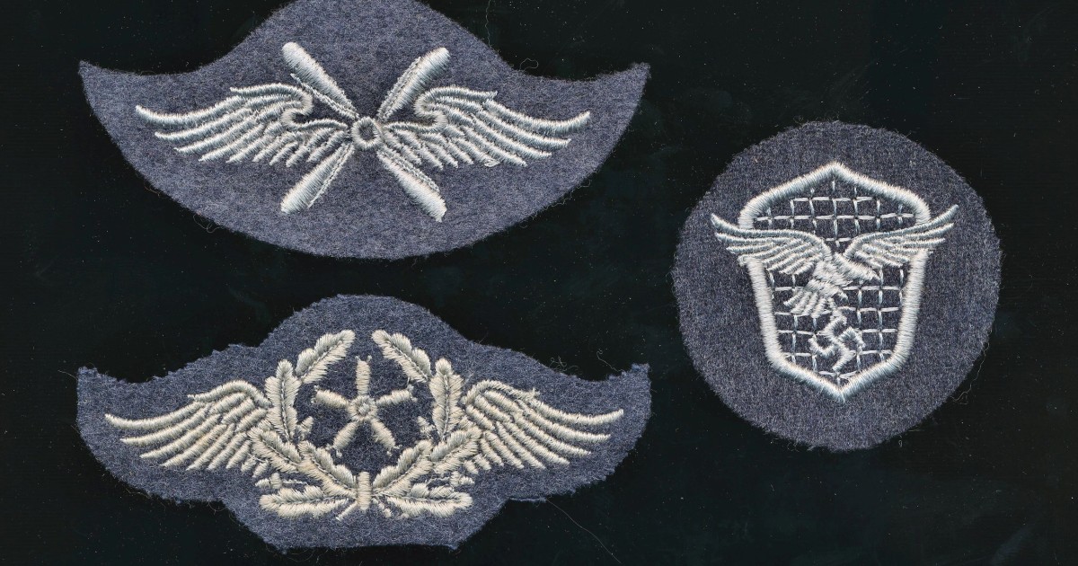 SOLD - Set of Luftwaffe Specialist Sleeve Insignia