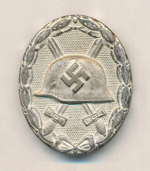 SOLD - Silver Wound Badge