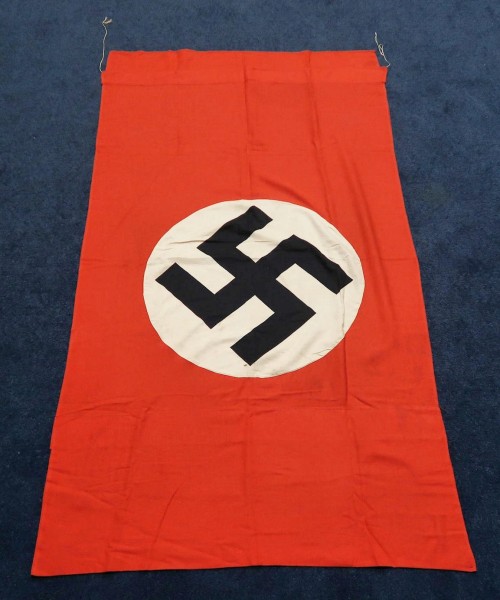 SOLD - Single Sided NSDAP Banner w/ Ties