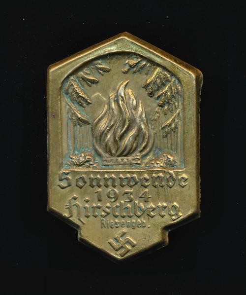 SOLD - Sonnwende 1934 Hirschberg Tinnie