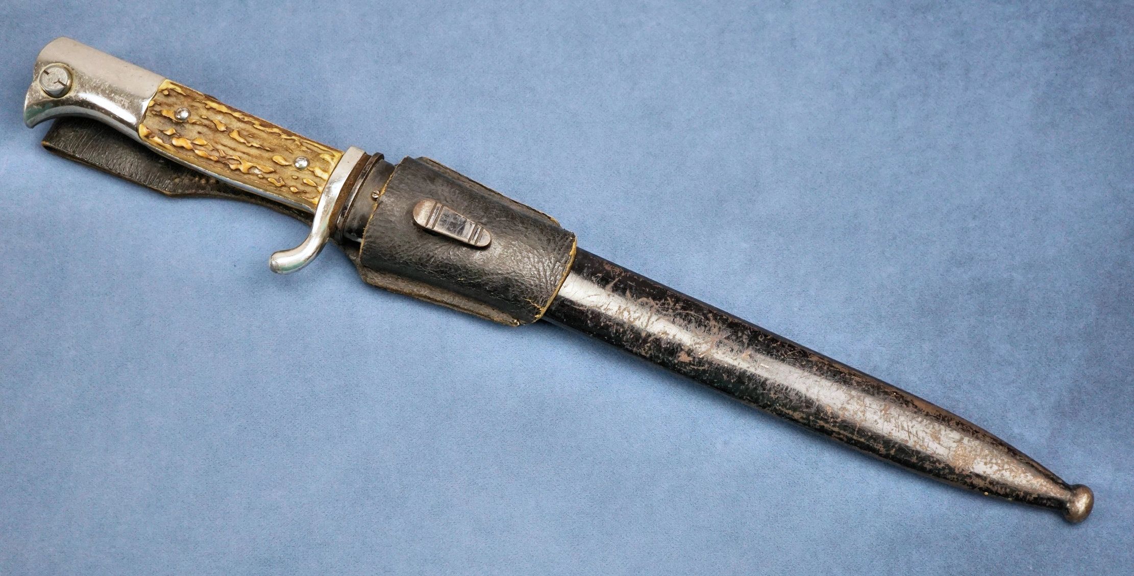 SOLD - Stag Handle Dress Bayonet by Puma - Image 3