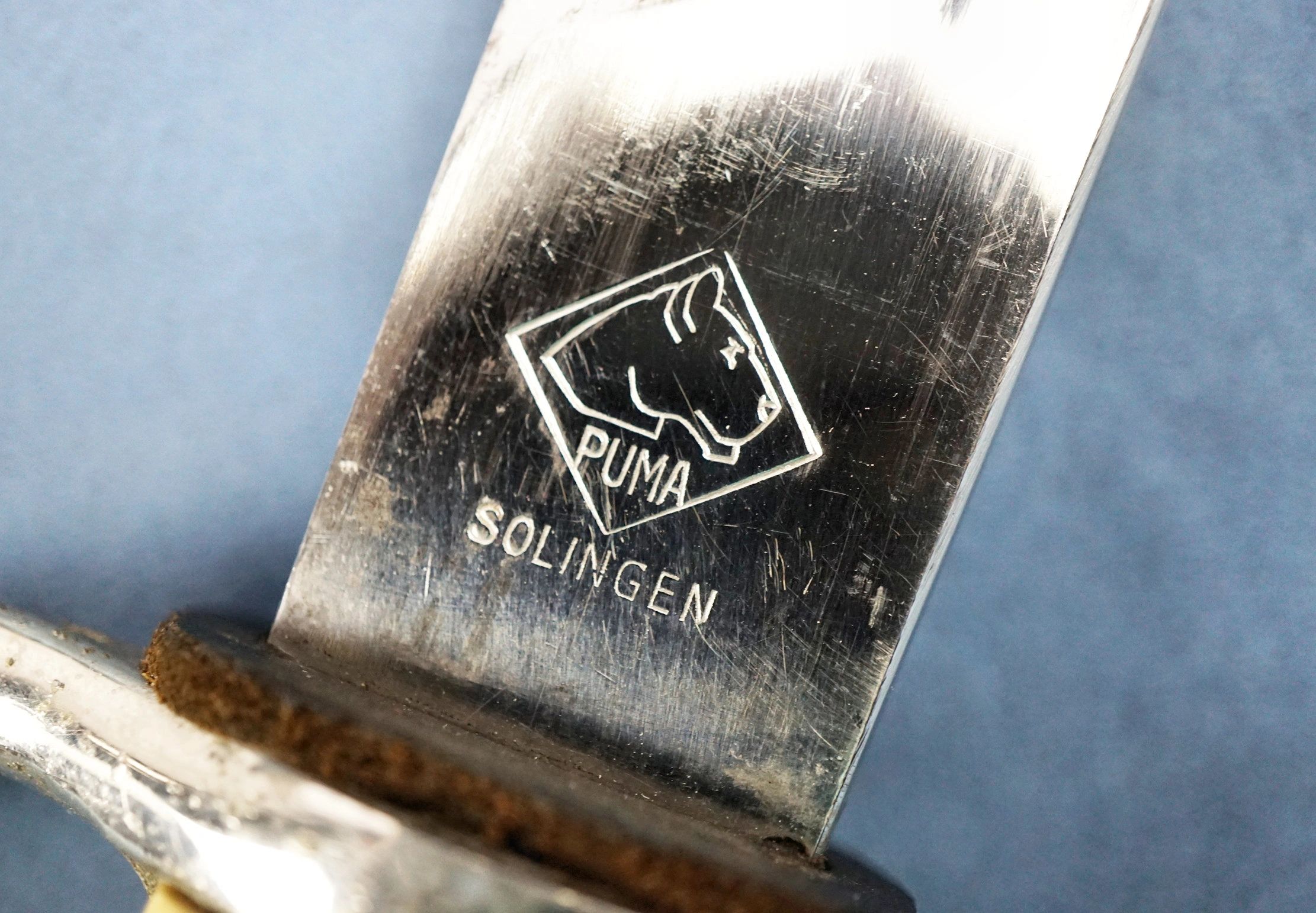 SOLD - Stag Handle Dress Bayonet by Puma - Image 6