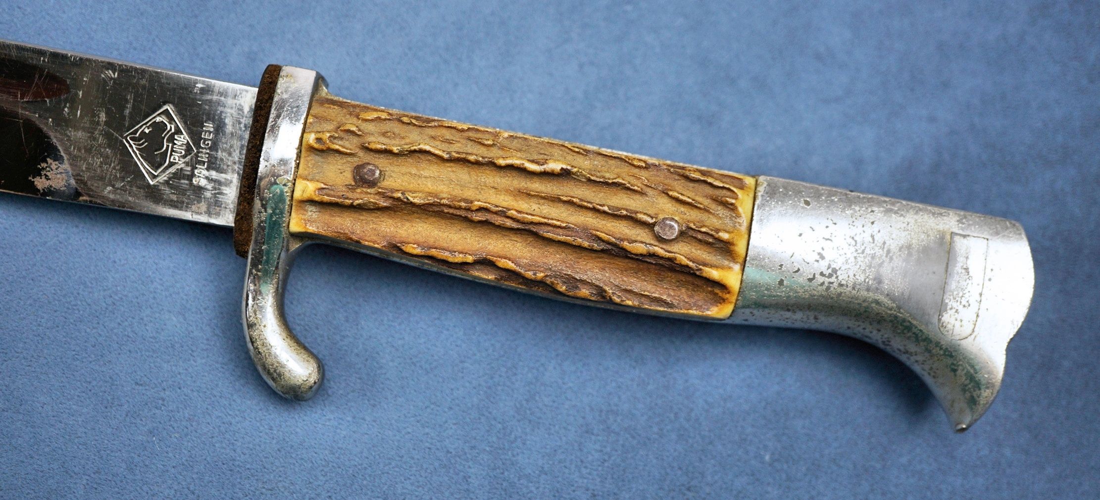 SOLD - Stag Handle Dress Bayonet by Puma - Image 7