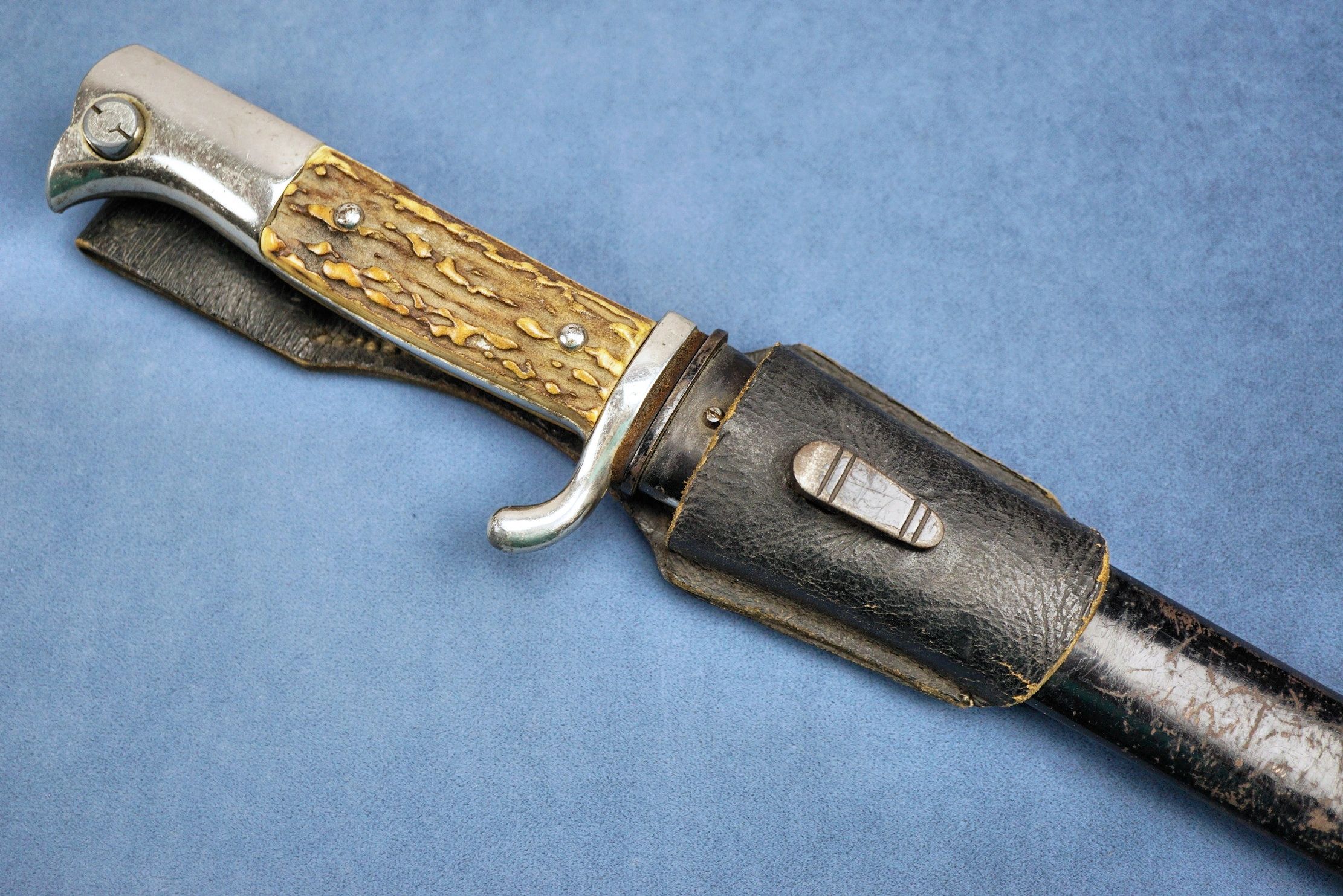 SOLD - Stag Handle Dress Bayonet by Puma - Image 10