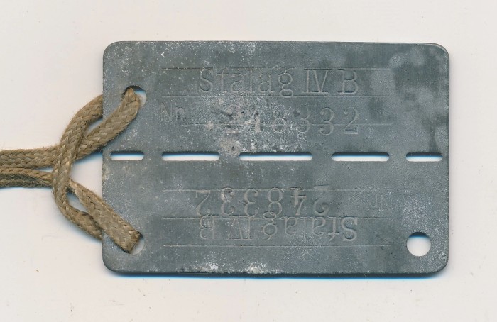 SOLD - Stalag IV B POW Identity Tag - Image 3