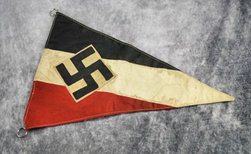 SOLD - Tricolor NSDAP Vehicle Pennant