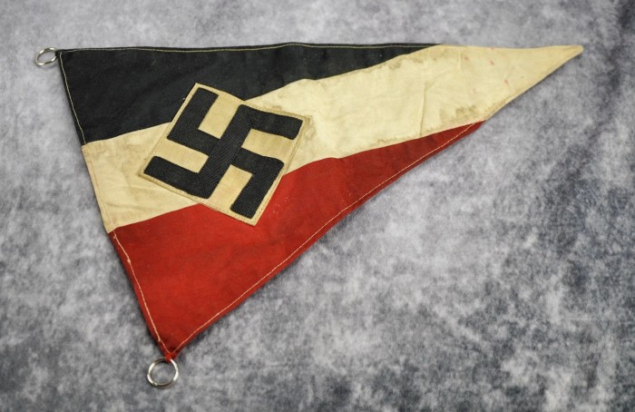 SOLD - Tricolor NSDAP Vehicle Pennant - Image 7