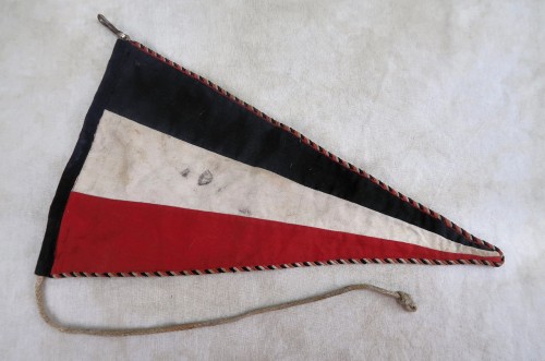 SOLD - Tricolor Vehicle Pennant