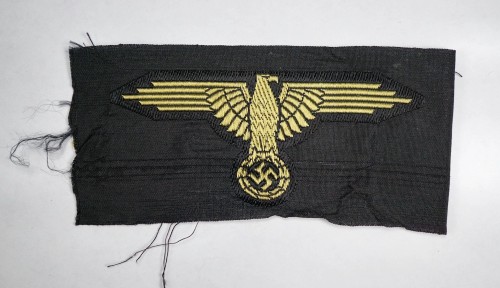 SOLD - Tropical Waffen SS Sleeve Eagle in Bevo w/ RZM tag