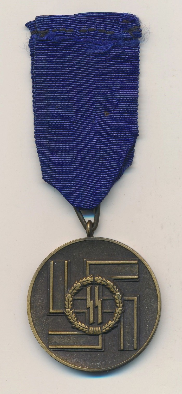SOLD - Type 2 SS 8 Year Long Service Medal - Image 3