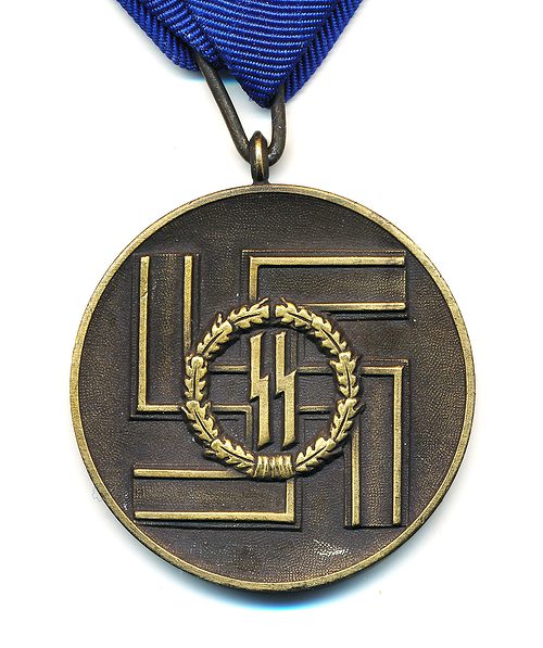 SOLD - Type 2 SS 8 year long service medal