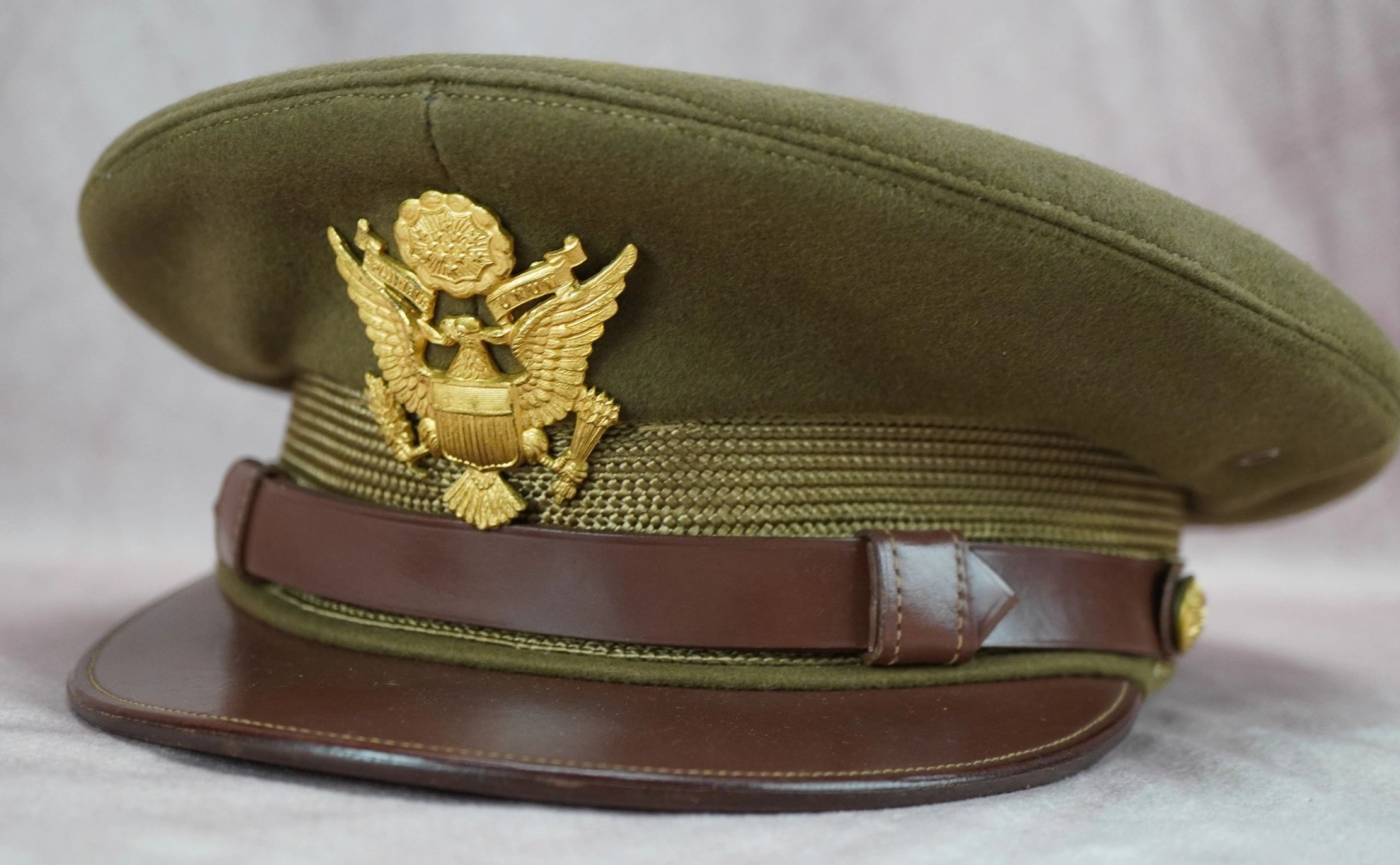 SOLD - US Army Officer Visor