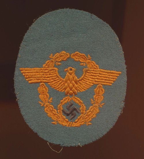 SOLD - Uniform Removed Gendarmerie Police Sleeve Eagle