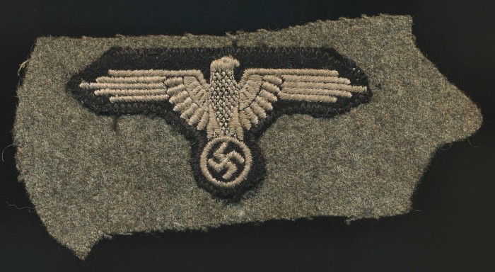 SOLD - Uniform Removed Waffen SS Sleeve Eagle