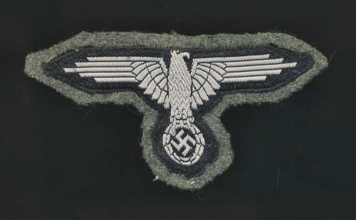 SOLD - Uniform Removed Waffen SS Sleeve Eagle