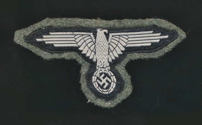 SOLD - Uniform Removed Waffen SS Sleeve Eagle