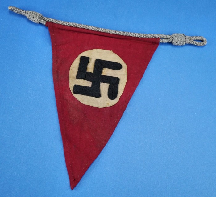 SOLD - Unusual Double-sided NSDAP Pennant