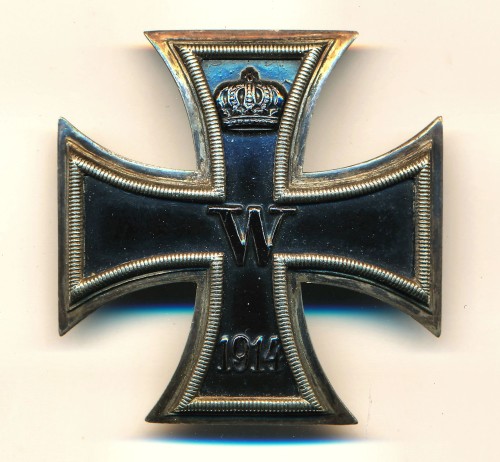 SOLD - Vaulted Dual Post Screwback 1914 Iron Cross First Class