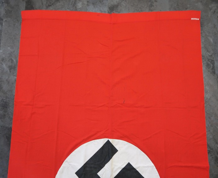 SOLD - Veteran Signed Double Sided NSDAP Banner with maker tag - Image 7