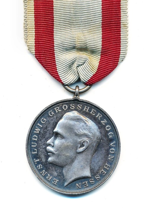 SOLD - WW1 Ernst Ludwig Civil Bravery Medal