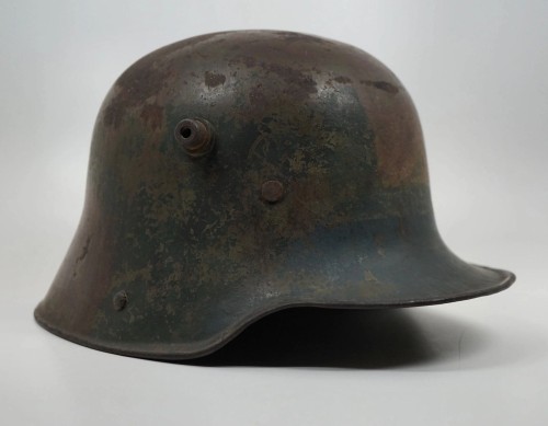 SOLD - WW1 German Helmet w/ Subtle Camo